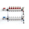 1 In. NPT Inlet X 1/2 In. Stainless Steel Compression Connection 6-Outlet Radiant Heating Manifold