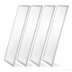 1 Ft. X 4 Ft. White Integrated LED Dimmable Edge Lit Panel, 4000K (4-Pack)