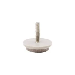 1-1/2 In. Beige Threaded Furniture Felt Glide (4-Pack)