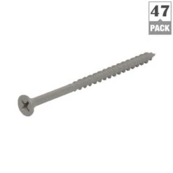 #10 X 4 In. Philips Bugle-Head Coarse Thread Sharp Point Polymer Coated Exterior Screw -arbor Shop 03e506ee97e273f09bb20044ae3ecf0a