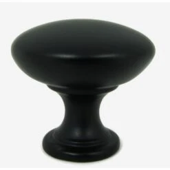 1.25 In. Matte Black Round Cabinet Knob (Pack Of 10) -arbor Shop 058f1b08a5f68c1b54e91e8beadbad4d