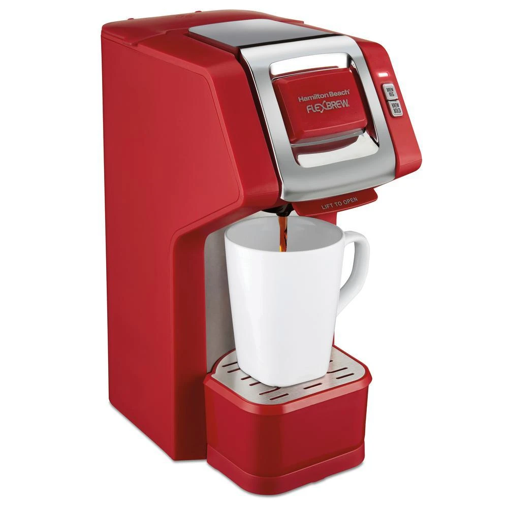 1-Cup Red FlexBrew Coffee Maker 2 1-Cup Red FlexBrew Coffee Maker - Image 2