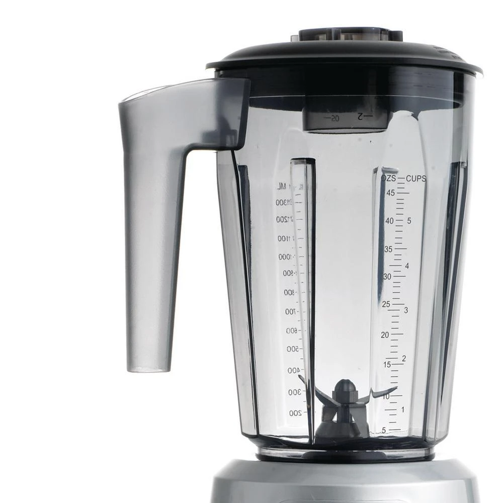 Omega 1 HP High/Low 48 Oz. 2-Speed Silver Blender 2 Omega 1 HP High/Low 48 Oz. 2-Speed Silver Blender - Image 2