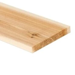 (Common: 1-in X 6-in X 8-ft; Actual: 0.6875-in X 5.5-in X 8-ft) Cedar Board