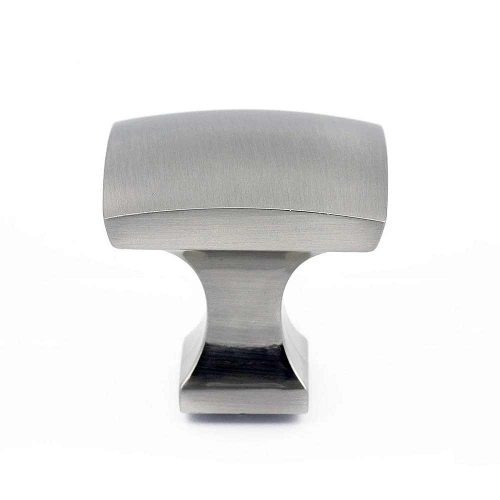 1-5/16 In. X 1-5/16 In. (33 Mm X 33 Mm) Brushed Nickel Transitional Metal Cabinet Knob 1 1-5/16 In. X 1-5/16 In. (33 Mm X 33 Mm) Brushed Nickel Transitional Metal Cabinet Knob