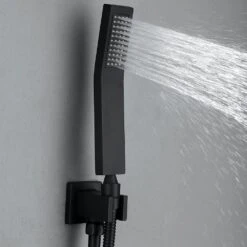 1-Spray Pattern 2 GPM 10 In. Wall Mount Dual Shower Heads In Matte Black -arbor Shop 0d1b0270e23621a3e1f6ff9da269163b
