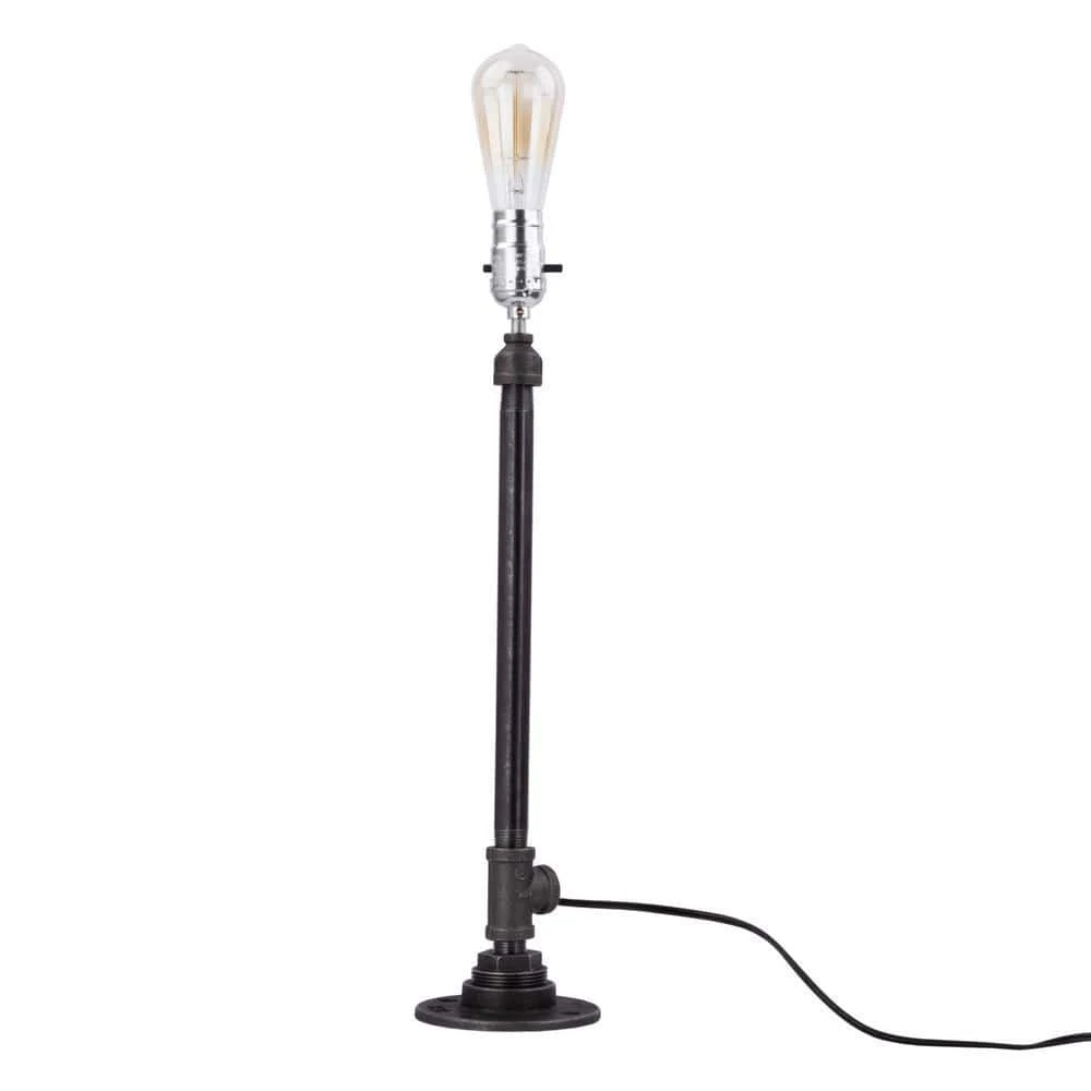 1/2 In. Black Steel Pipe 20.5 In. H Torch Style Lamp Kit 1 1/2 In. Black Steel Pipe 20.5 In. H Torch Style Lamp Kit