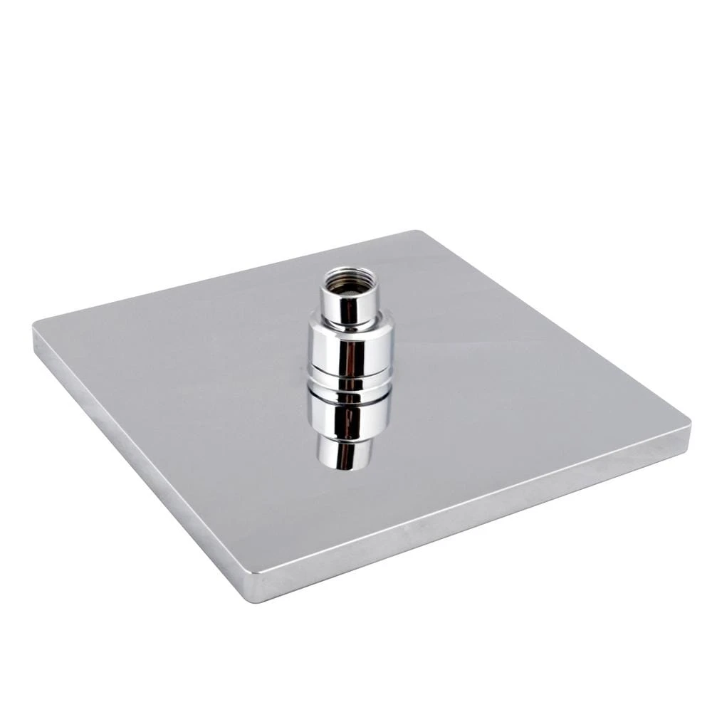 1-Spray 7.88 In. Single Wall Mount Fixed Rain Shower Head In Chrome 6 1-Spray 7.88 In. Single Wall Mount Fixed Rain Shower Head In Chrome - Image 6