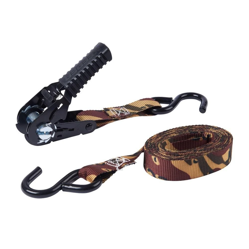 1 In. X 12 Ft. Camo 4 In. Pistol Grip Ratchet Tie Down 3 1 In. X 12 Ft. Camo 4 In. Pistol Grip Ratchet Tie Down - Image 3