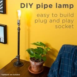 1/2 In. Black Steel Pipe 20.5 In. H Torch Style Lamp Kit 15 1/2 In. Black Steel Pipe 20.5 In. H Torch Style Lamp Kit -arbor Shop 1104c3b6b0fb232c4dd09781a1f76a09