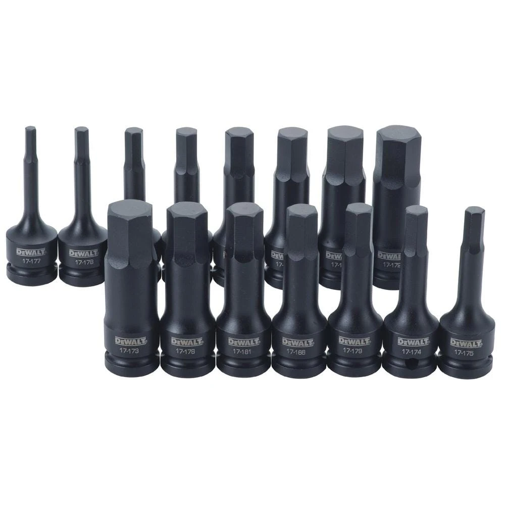1/2 In. Drive Combination Impact Hex Socket Set (15-Piece) 3 1/2 In. Drive Combination Impact Hex Socket Set (15-Piece) - Image 3