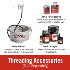 RIDGID 1 In. To 2 In. NPT Right-Hand High-Speed Pipe Dies For Universal Die Heads -arbor Shop 11bcc6e3fe94bdfcde0f5ca9478b8cb6