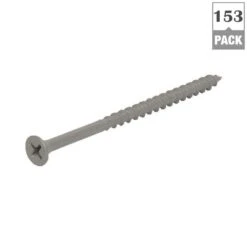 #6 X 1-5/8 In. Philips Bugle-Head Coarse Thread Sharp Point Polymer Coated Exterior Screw (1 Lb./Pack) -arbor Shop 11e1d1b7adb804e477b3752ef1c276e8
