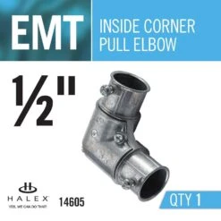 1/2 In. Electrical Metallic Tube Inside Corner Pull Elbow -arbor Shop 1225ea33e188992da7df1ac442726c06