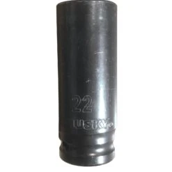 Husky 1/2 In. Drive 22 Mm 6-Point Deep Impact Socket
