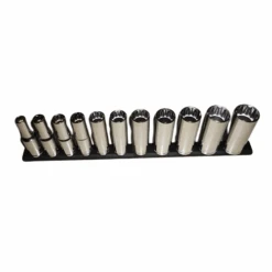 Husky 1/2 In. Drive Deep Metric Socket Set (11-Piece)
