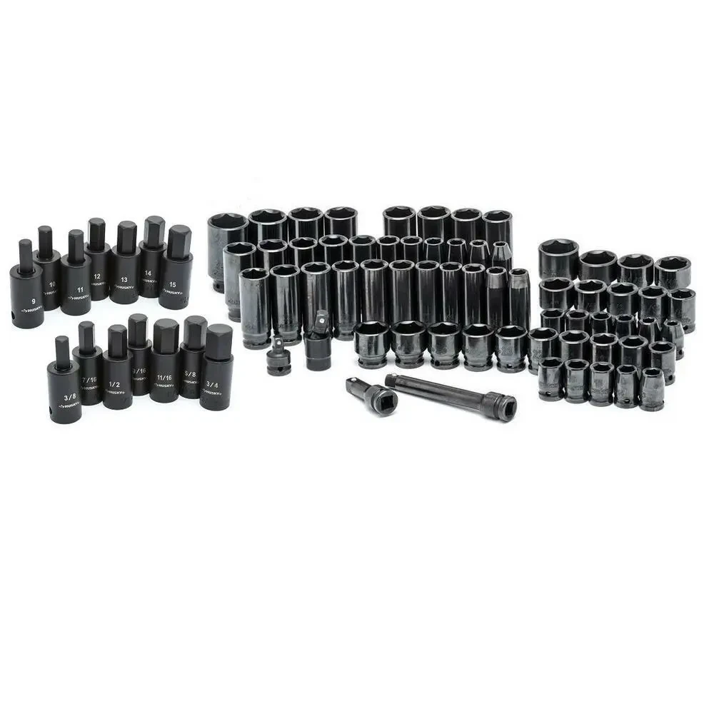 Husky 1/2 In. Drive Master Impact And Hex Bit Socket Set (78-Piece) 1 Husky 1/2 In. Drive Master Impact And Hex Bit Socket Set (78-Piece)