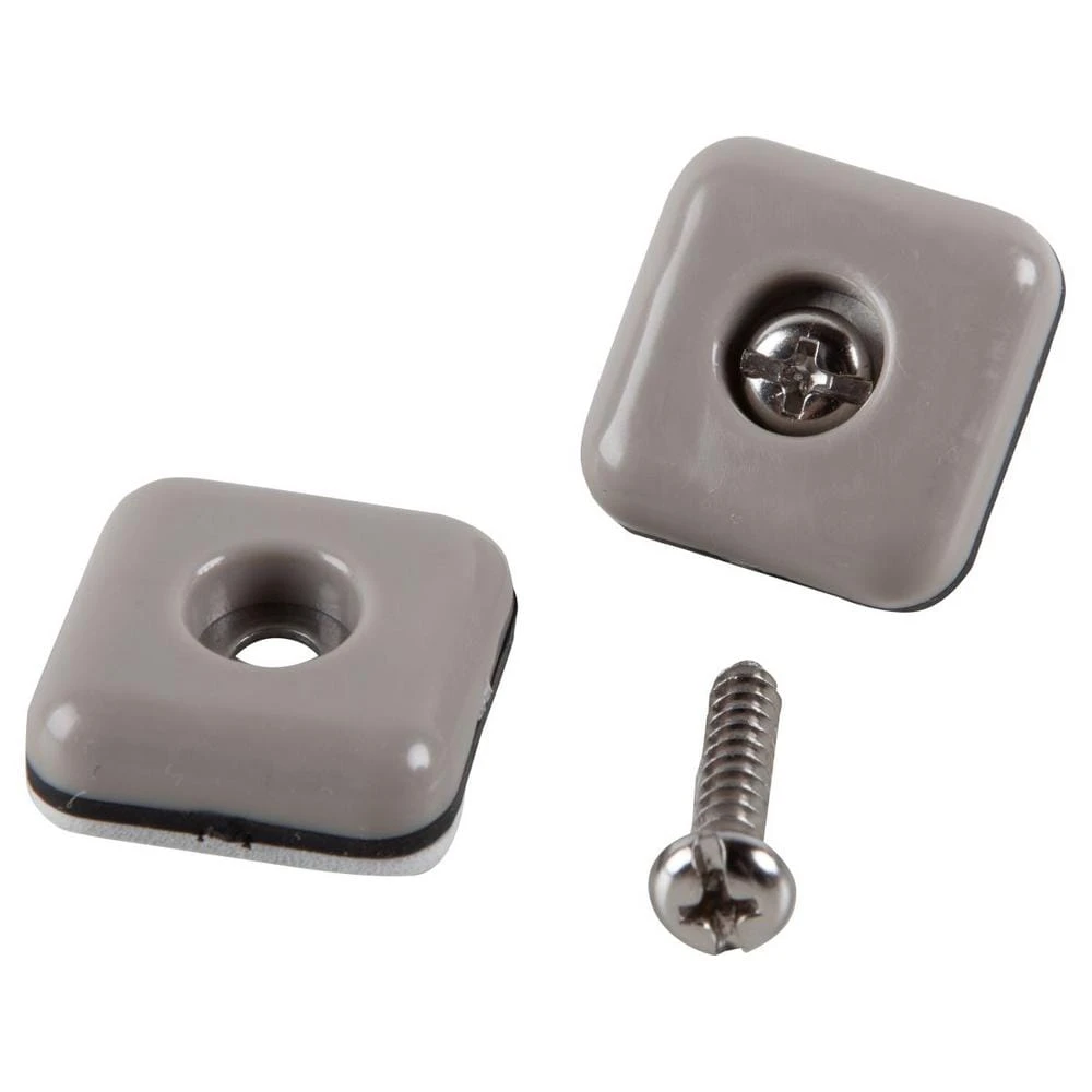 1 In. Square Adhesive Furniture Glides (8 Per Pack) 2 1 In. Square Adhesive Furniture Glides (8 Per Pack) - Image 2