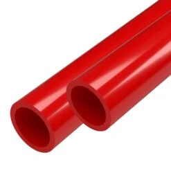 1 In. X 5 Ft. Red Furniture Grade Schedule 40 PVC Pipe (2-Pack)