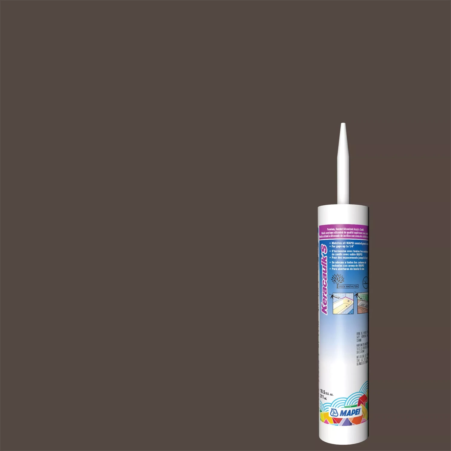 07 Chocolate Keracaulk S Sanded Siliconized Acrylic Caulk 1 07 Chocolate Keracaulk S Sanded Siliconized Acrylic Caulk