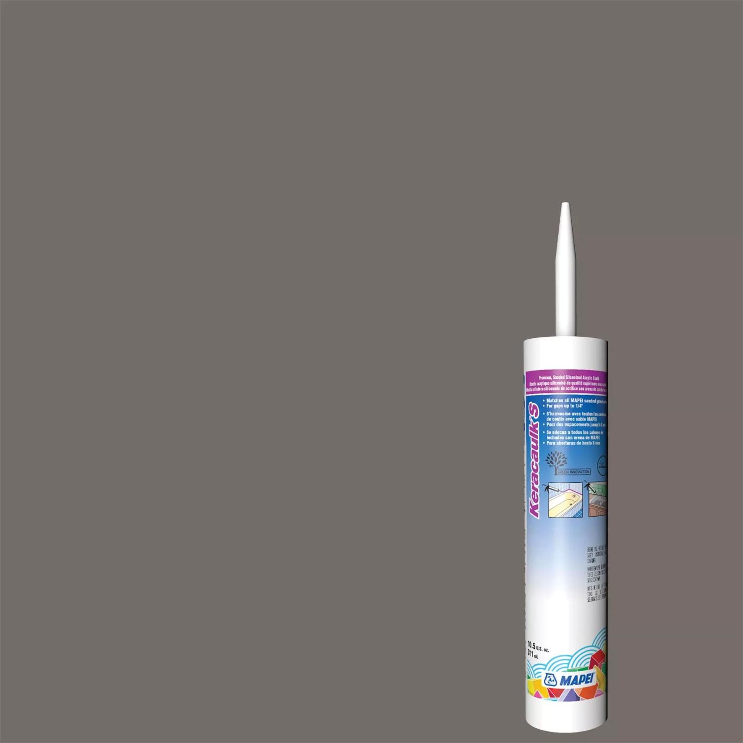09 Gray Keracaulk S Sanded Siliconized Acrylic Caulk 1 09 Gray Keracaulk S Sanded Siliconized Acrylic Caulk