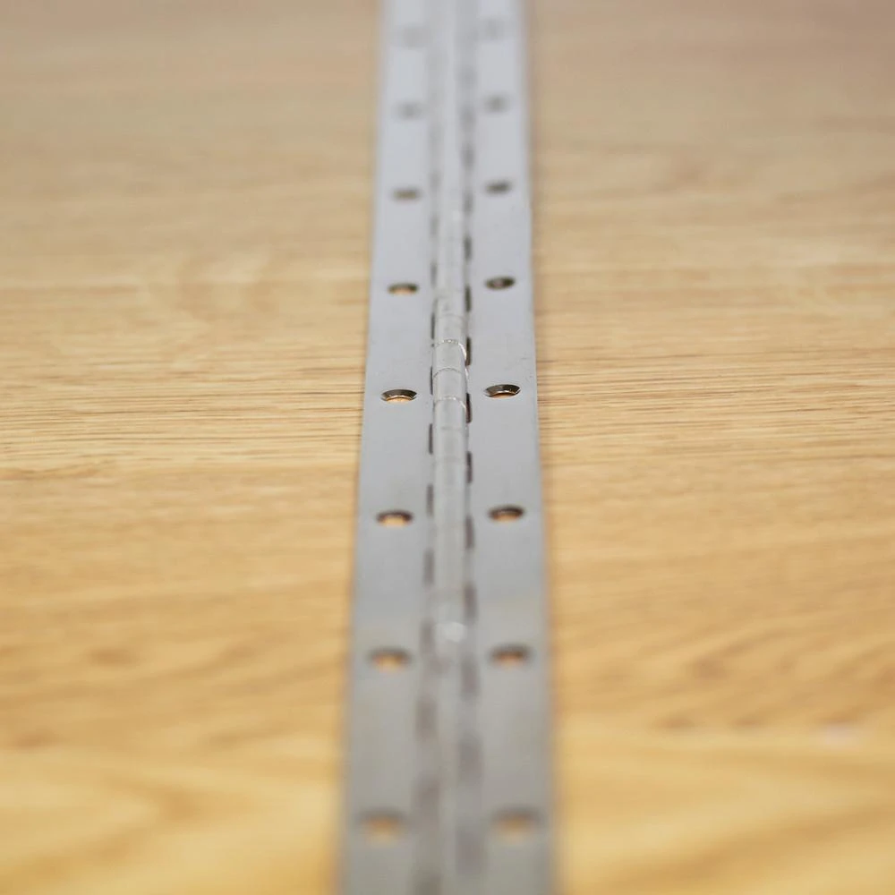 1-1/2 In. X 72 In. Bright Nickel Continuous Hinge 2 1-1/2 In. X 72 In. Bright Nickel Continuous Hinge - Image 2