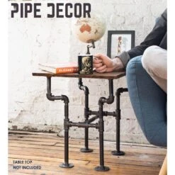 1/2 In. Black Pipe 10.5 In. W X 16/5 In. D X 19 In. H Streetlights Design End Table Kit 15 1/2 In. Black Pipe 10.5 In. W X 16/5 In. D X 19 In. H Streetlights Design End Table Kit -arbor Shop 1ba0e18a49d07b9a801b16aaa9c1b501