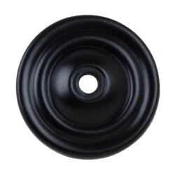 1-1/2 In. Oil Rubbed Bronze Round Thin Classic Cabinet Knob Backplate (10-Pack) -arbor Shop 1c50d339ba50d30dbb9fcc507a4b475f