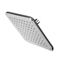 1-Spray 7.85 In. Single Wall Mount Fixed Rain Shower Head In Black -arbor Shop 1cefbbabd133115e460f39ed5dce4c18