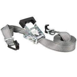 1 In. X 16 Ft. X 1,000 Lbs. Industrial Ratchet Tie Down With J-Hook And D-Ring