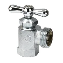 1/2 In. FIP X MHT Chrome-Plated Brass Washing Machine Valve