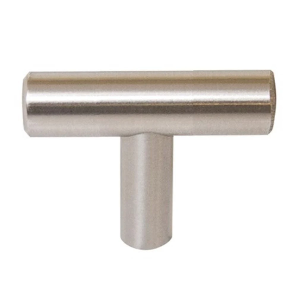 1.54 In. Stainless Steel Cabinet T-Pull Knob Value Pack (10-Pack) 2 1.54 In. Stainless Steel Cabinet T-Pull Knob Value Pack (10-Pack) - Image 2