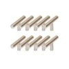 1.54 In. Stainless Steel Cabinet T-Pull Knob Value Pack (10-Pack)
