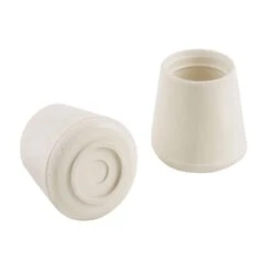 1-1/4 In. Off-White Rubber Leg Tips (2 Per Pack)