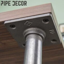 1 In. X 2 Ft. L Black Steel Pipe Square Flange Table Leg Kit (Set Of 4) 14 1 In. X 2 Ft. L Black Steel Pipe Square Flange Table Leg Kit (Set Of 4) -arbor Shop 20e93d1773914d200c7f8ce240b7f90d