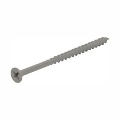 #7 X 2 In. Phillips Bugle-Head Coarse Thread Sharp Point Polymer Coated Exterior Screws (1 Lb./Pack)
