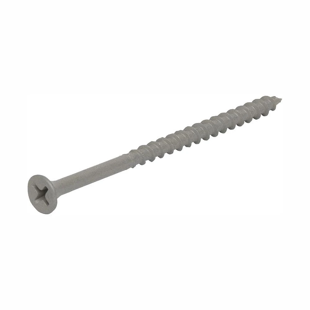 #7 X 2 In. Phillips Bugle-Head Coarse Thread Sharp Point Polymer Coated Exterior Screws (1 Lb./Pack) 1 #7 X 2 In. Phillips Bugle-Head Coarse Thread Sharp Point Polymer Coated Exterior Screws (1 Lb./Pack)