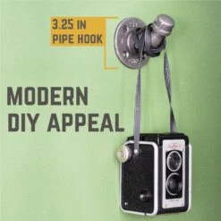 1/2 In. Black Steel Pipe Wall Hook Kit (4-Pack) 12 1/2 In. Black Steel Pipe Wall Hook Kit (4-Pack) -arbor Shop 2201ba0bcfde78efc8ead7defbbcde9b