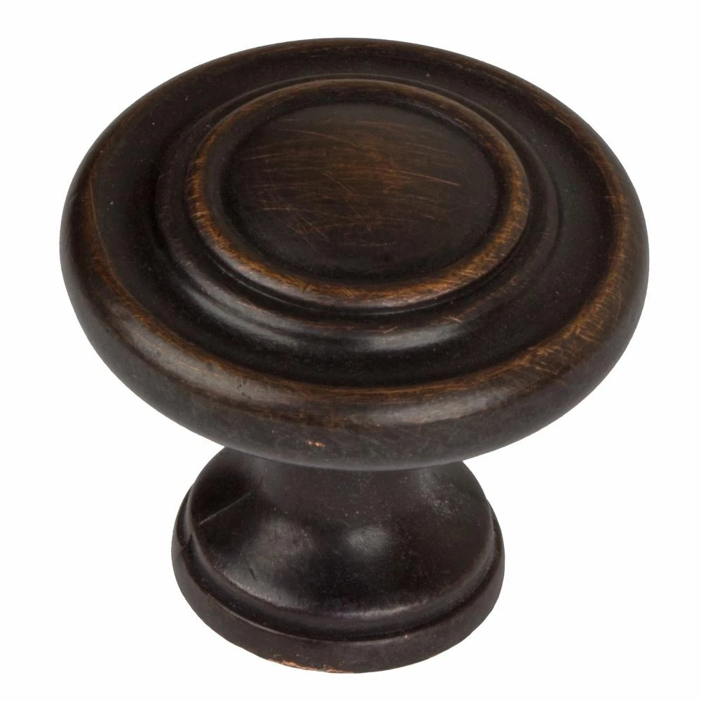 1-1/4 In. Dia Oil Rubbed Bronze Classic Round Ring Cabinet Knob (10-Pack) 1 1-1/4 In. Dia Oil Rubbed Bronze Classic Round Ring Cabinet Knob (10-Pack)