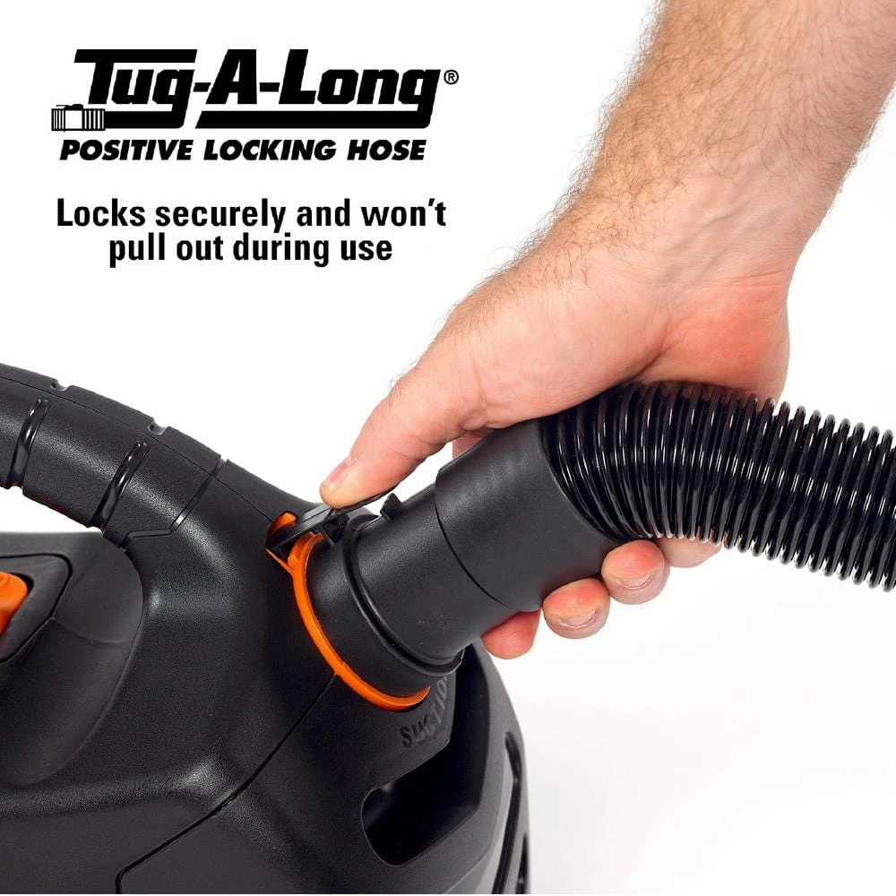 1-7/8 In. Tug-A-Long Expandable Locking Vacuum Hose For RIDGID Wet/Dry Shop Vacuums 4 1-7/8 In. Tug-A-Long Expandable Locking Vacuum Hose For RIDGID Wet/Dry Shop Vacuums - Image 4