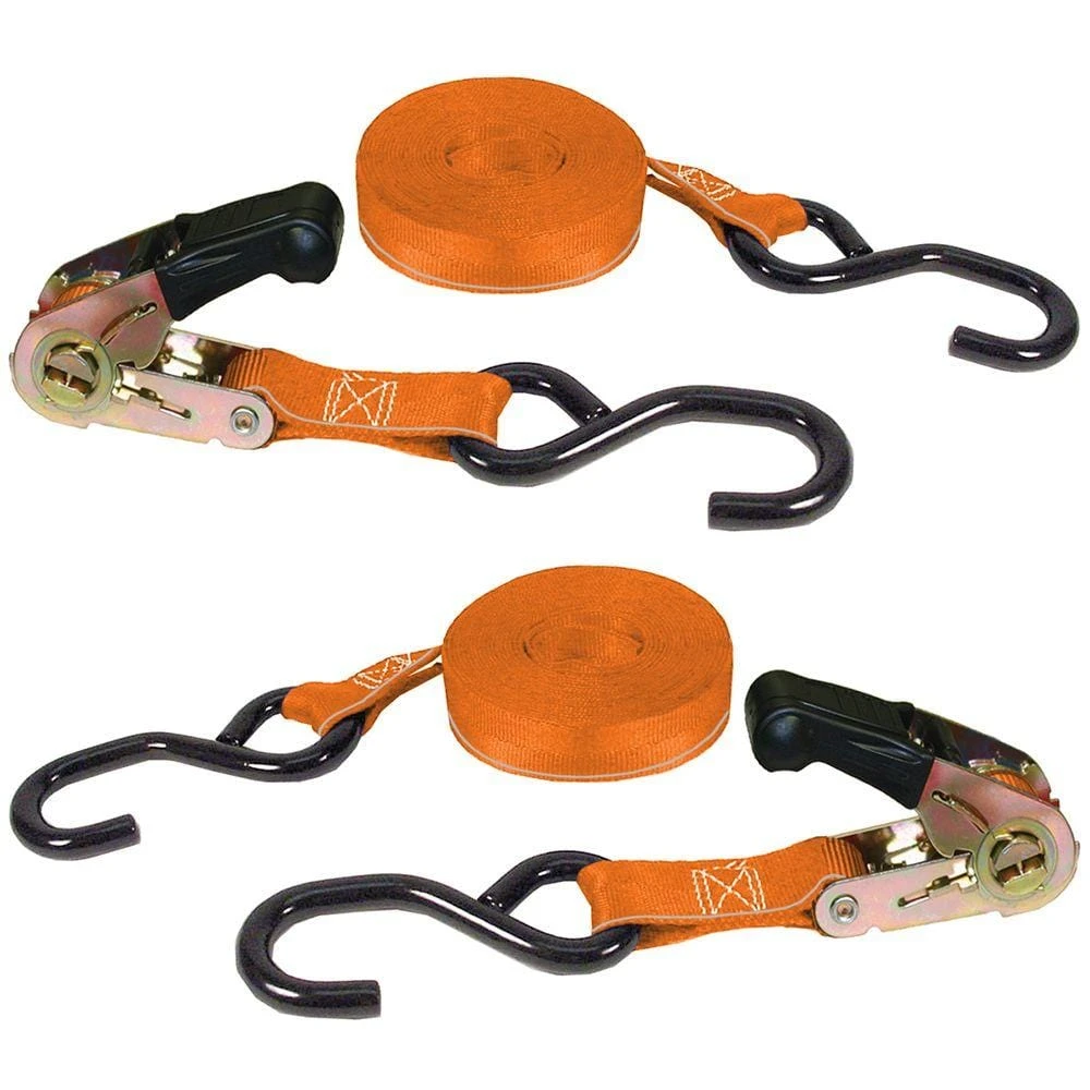 1 In. X 15 Ft. X 500 Lbs. Ratchet With Padded Handle (2-Pack) 1 1 In. X 15 Ft. X 500 Lbs. Ratchet With Padded Handle (2-Pack)