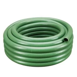 1 1/2 In. Dia X 25 Ft. Green Heavy-Duty Flexible PVC Suction And Discharge Hose