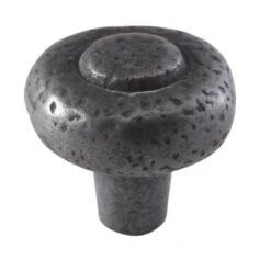 1-1/4 In. Black Cabinet Knob -arbor Shop 26430b1b2aa2c0d4d3c4312b84d39714