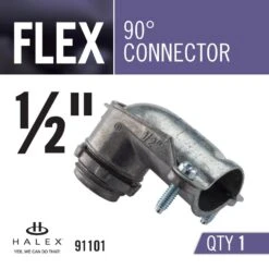 1/2 In. 90-Degree Flexible Metal Conduit (FMC) Connector -arbor Shop 291dc7f9332210e5c494665b6e49c285