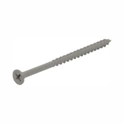 #10 X 4 In. Philips Bugle-Head Coarse Thread Sharp Point Polymer Coated Exterior Screw