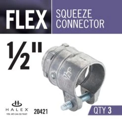 1/2 In. Flexible Metal Conduit (FMC) Squeeze Connector (3-Pack) 7 1/2 In. Flexible Metal Conduit (FMC) Squeeze Connector (3-Pack) -arbor Shop 2a9266a2e0dae80afb9baf0fe9315f18