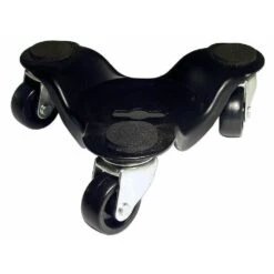 1-1/4 In. Black Caster With 201 Lbs. Load Rating