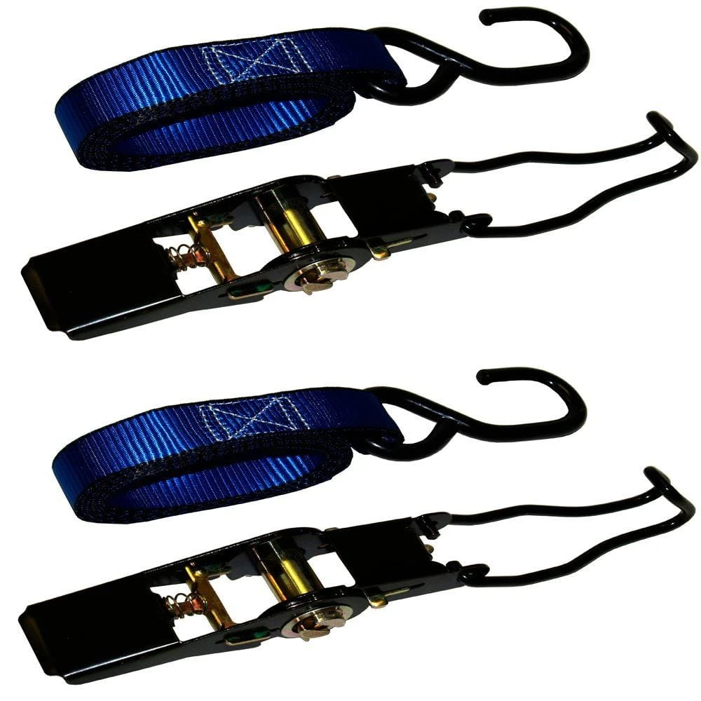 1 In. X 6 Ft. Ultra Ratchet Tie-Down Strap With 1500 Lbs. S-Hook (2-Pack) 1 1 In. X 6 Ft. Ultra Ratchet Tie-Down Strap With 1500 Lbs. S-Hook (2-Pack)
