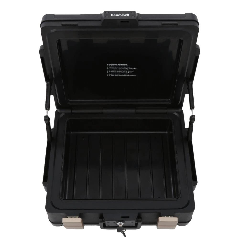 Honeywell 0.39 Cu. Ft. Molded Fire Resistant And Waterproof Legal Document Storage Chest With Key And Double Latch Lock 7 Honeywell 0.39 Cu. Ft. Molded Fire Resistant And Waterproof Legal Document Storage Chest With Key And Double Latch Lock - Image 7