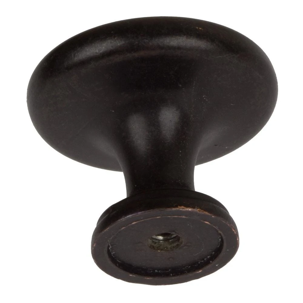 1-1/4 In. Dia Oil Rubbed Bronze Classic Round Ring Cabinet Knob (10-Pack) 5 1-1/4 In. Dia Oil Rubbed Bronze Classic Round Ring Cabinet Knob (10-Pack) - Image 5